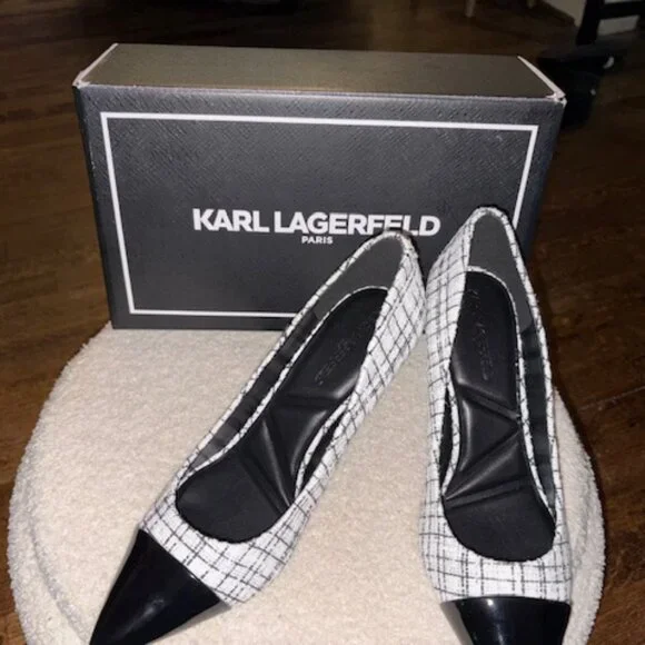Karl Lagerfeld Paris RIALTA High Pump Sz 9.5 NIB - Picture 6 of 6